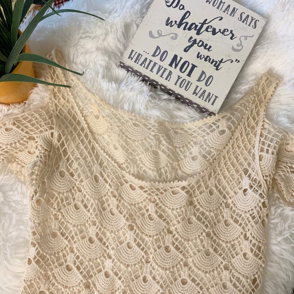 Crochet Lace Pullover
